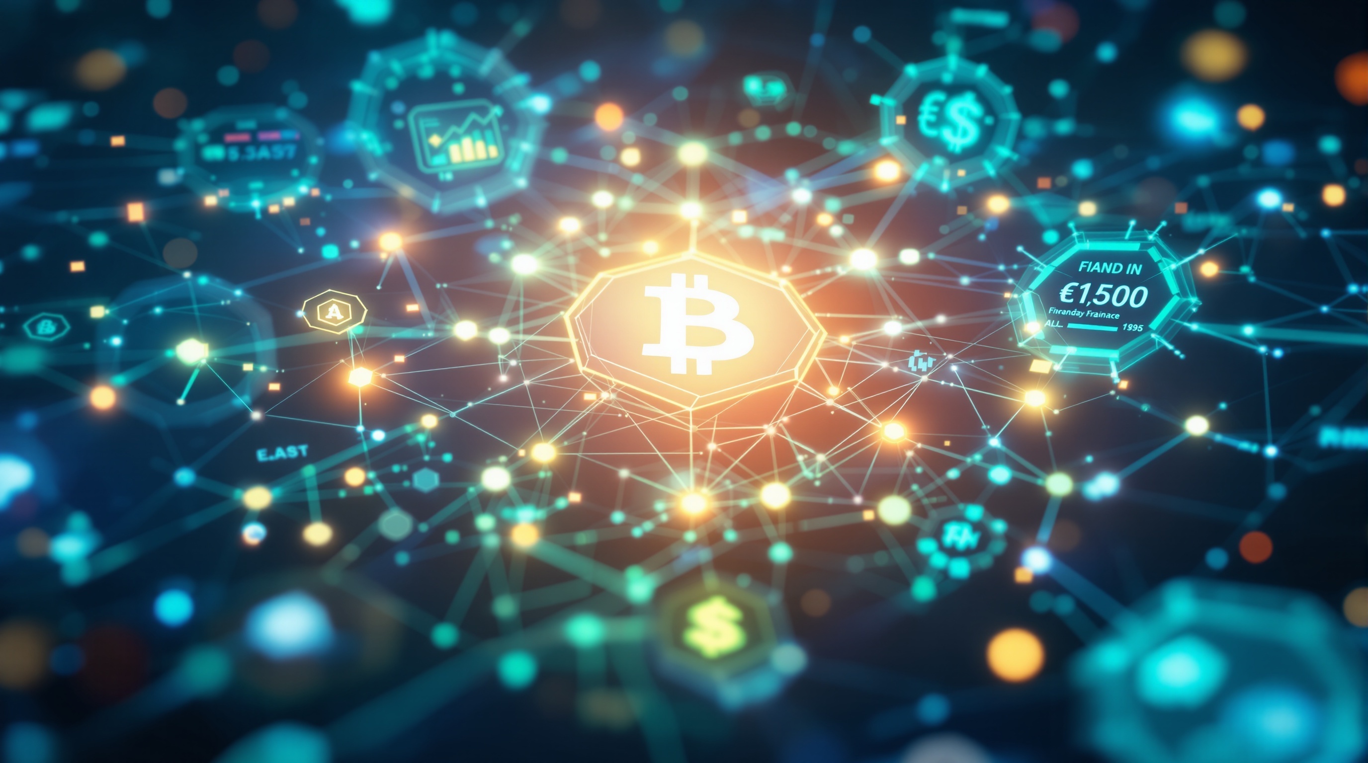 Digital finance and blockchain ecosystem visualization